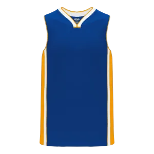 Athletic Knit (AK) B1715A-447 Adult Golden State Warriors Royal Blue Pro Basketball Jersey