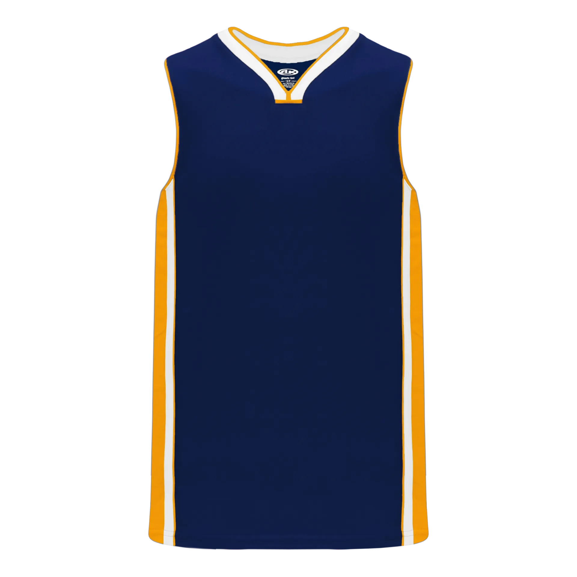 Athletic Knit (AK) B1715A-460 Adult Indiana Pacers Navy Pro Basketball Jersey