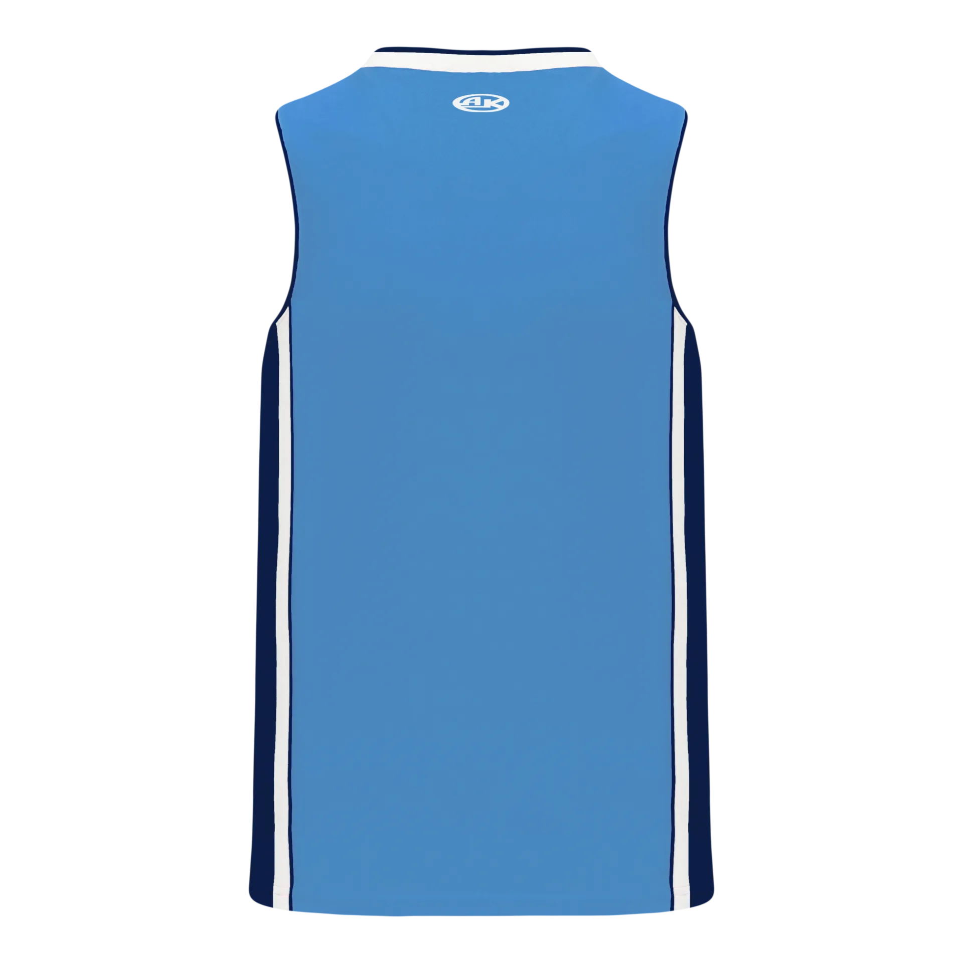 Athletic Knit (AK) B1715A-475 Adult Sky Blue/Navy/White Pro Basketball Jersey