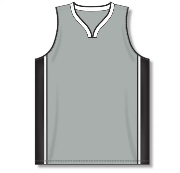 Athletic Knit (AK) B1715A-973 Adult San Antonio Spurs Grey Pro Basketball Jersey