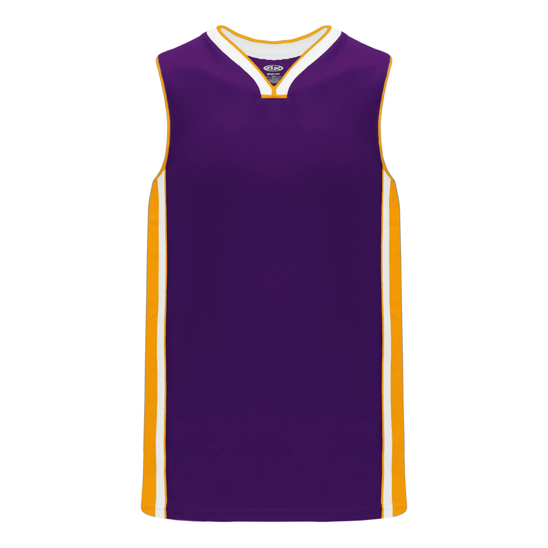 Athletic Knit (AK) B1715Y-441 Youth LA Lakers Purple Pro Basketball Jersey