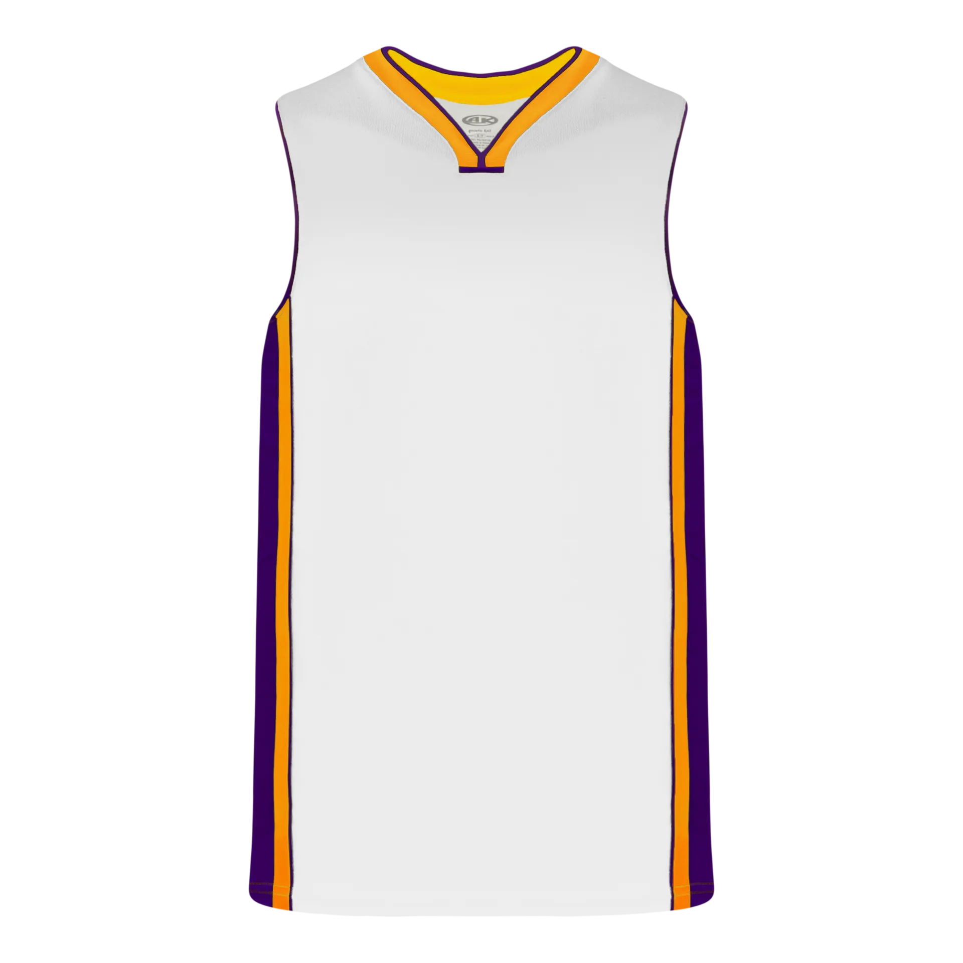 Athletic Knit (AK) B1715Y-726 Youth LA Lakers White Pro Basketball Jersey