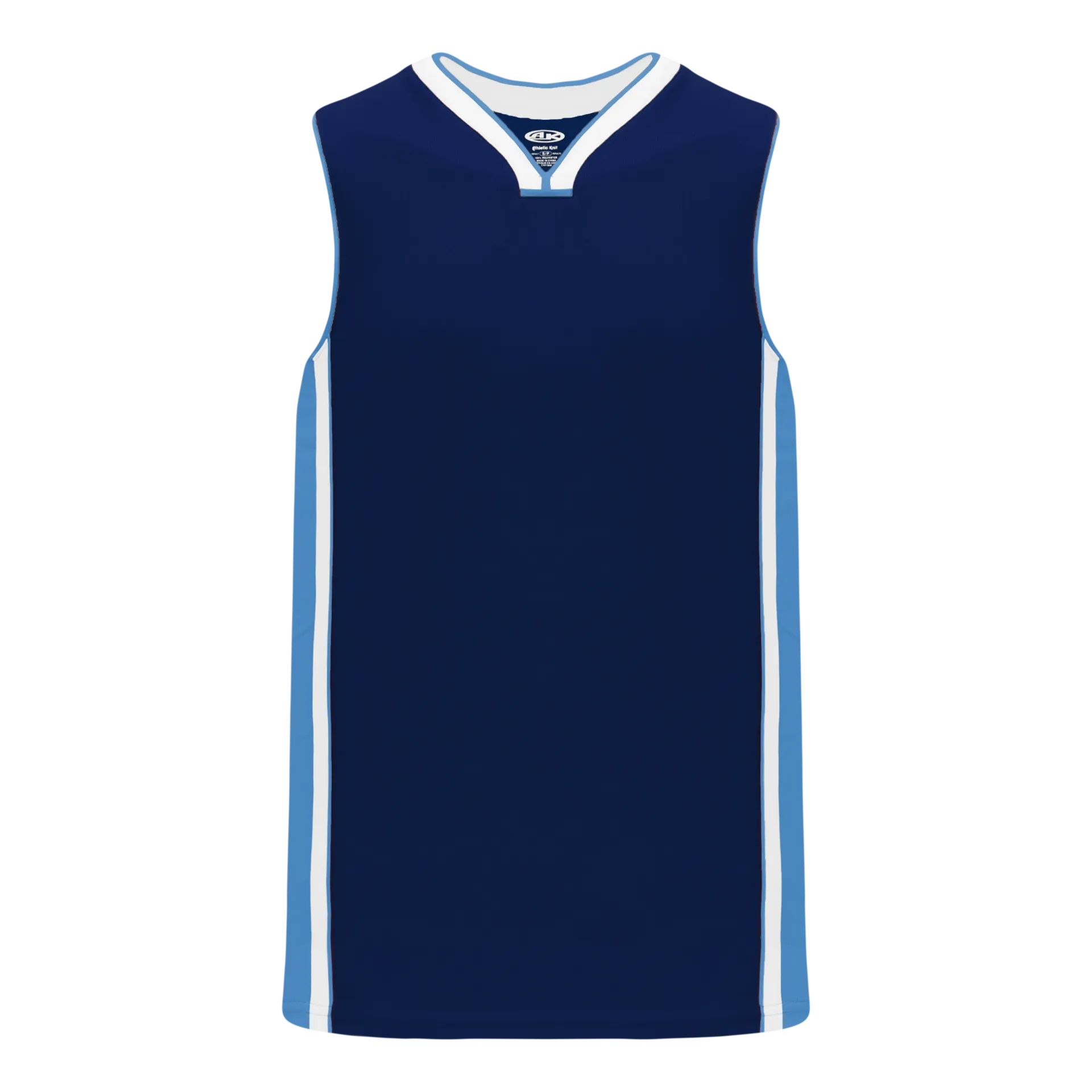 Athletic Knit (AK) B1715Y-761 Youth Navy/Sky Blue/White Pro Basketball Jersey