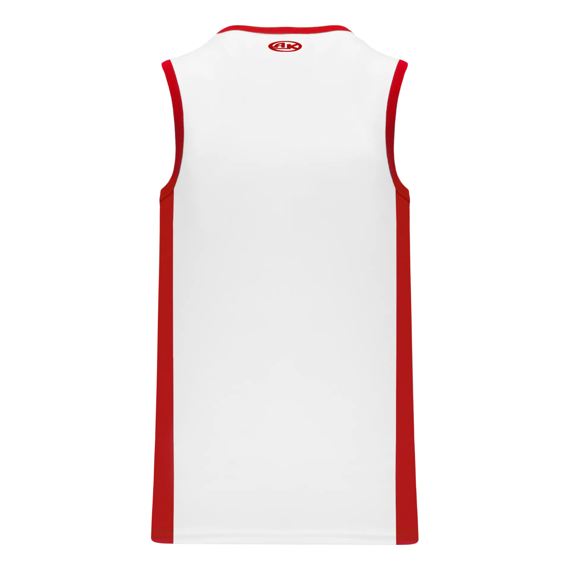 Athletic Knit (AK) B2115L-209 Ladies White/Red Pro Basketball Jersey