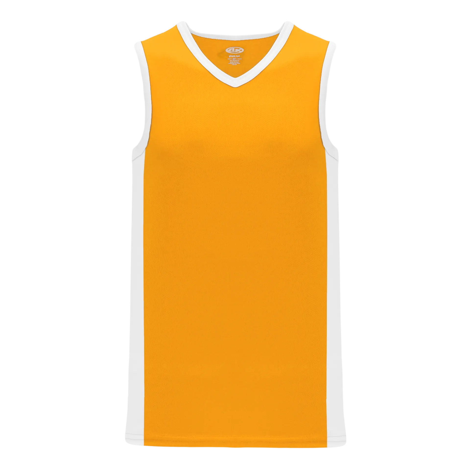 Athletic Knit (AK) B2115L-236 Ladies Gold/White Pro Basketball Jersey