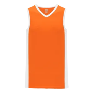 Athletic Knit (AK) B2115L-238 Ladies Orange/White Pro Basketball Jersey