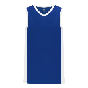 Athletic Knit (AK) B2115M-206 Mens Royal Blue/White Pro Basketball Jersey