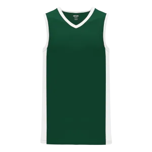 Athletic Knit (AK) B2115Y-260 Youth Dark Green/White Pro Basketball Jersey