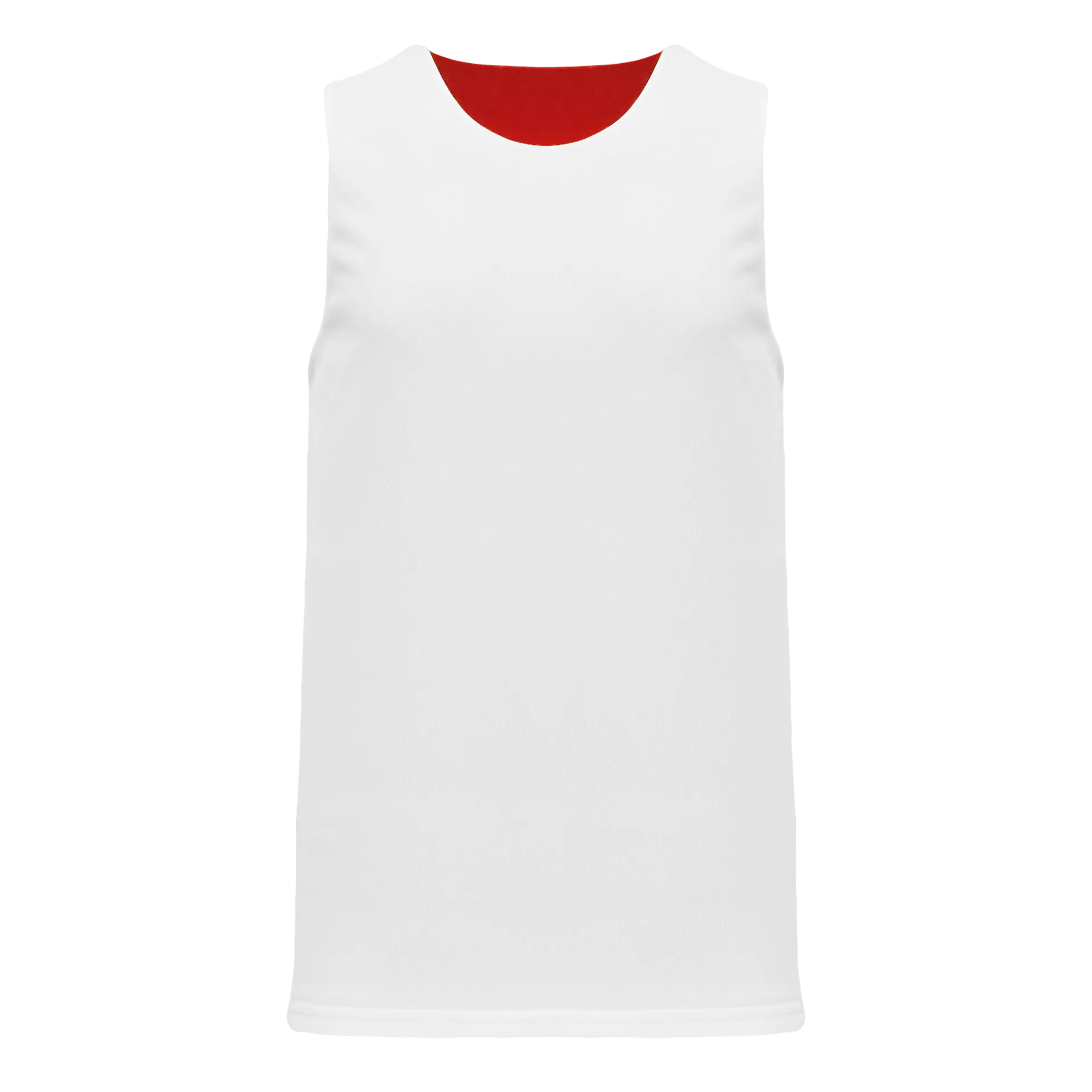 Athletic Knit (AK) BR1105A-208 Adult Red/White Reversible League Basketball Jersey