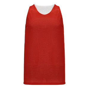 Athletic Knit (AK) BR1302A-208 Adult Red/White Reversible League Basketball Jersey