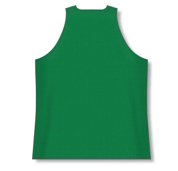 Athletic Knit (AK) BR1302A-210 Adult Kelly Green/White Reversible League Basketball Jersey