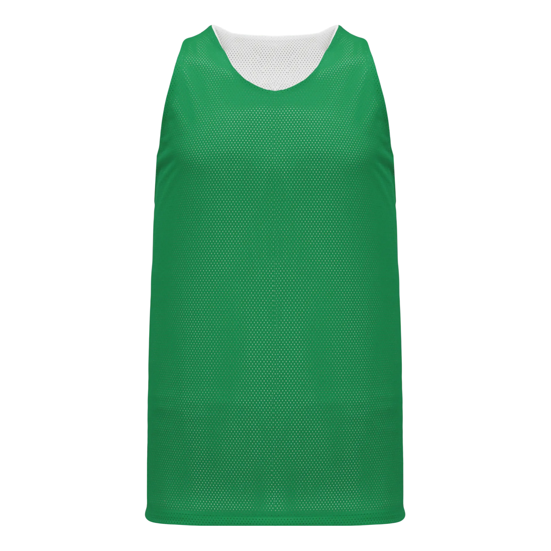 Athletic Knit (AK) BR1302A-210 Adult Kelly Green/White Reversible League Basketball Jersey