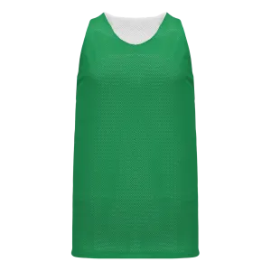 Athletic Knit (AK) BR1302A-210 Adult Kelly Green/White Reversible League Basketball Jersey