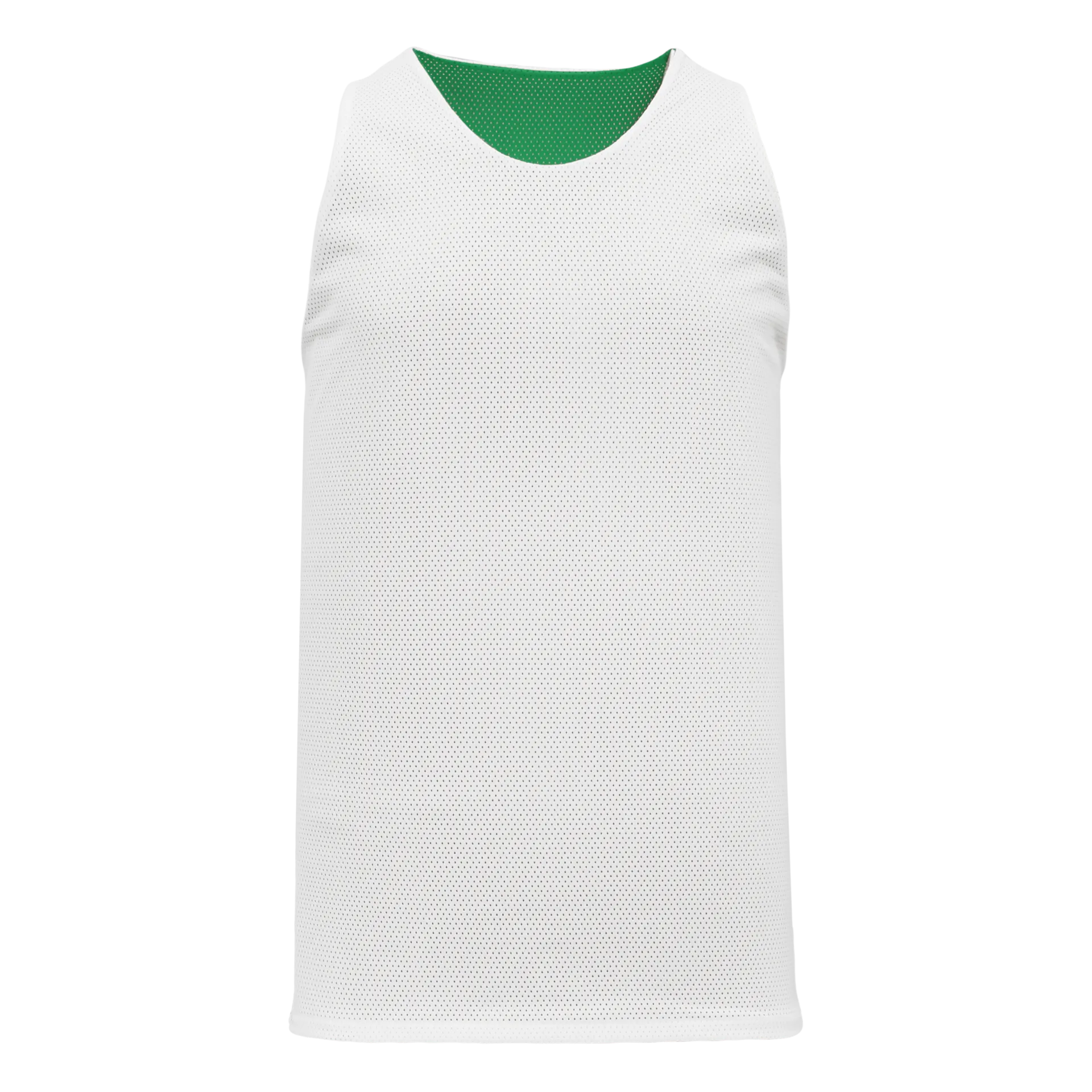 Athletic Knit (AK) BR1302A-210 Adult Kelly Green/White Reversible League Basketball Jersey