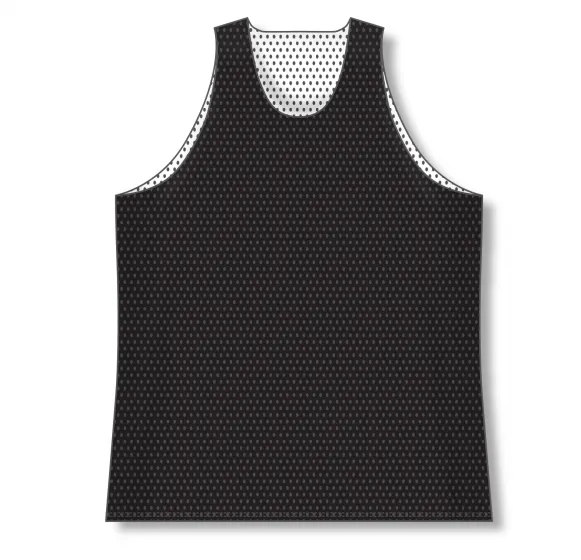 Athletic Knit (AK) BR1302A-221 Adult Black/White Reversible League Basketball Jersey