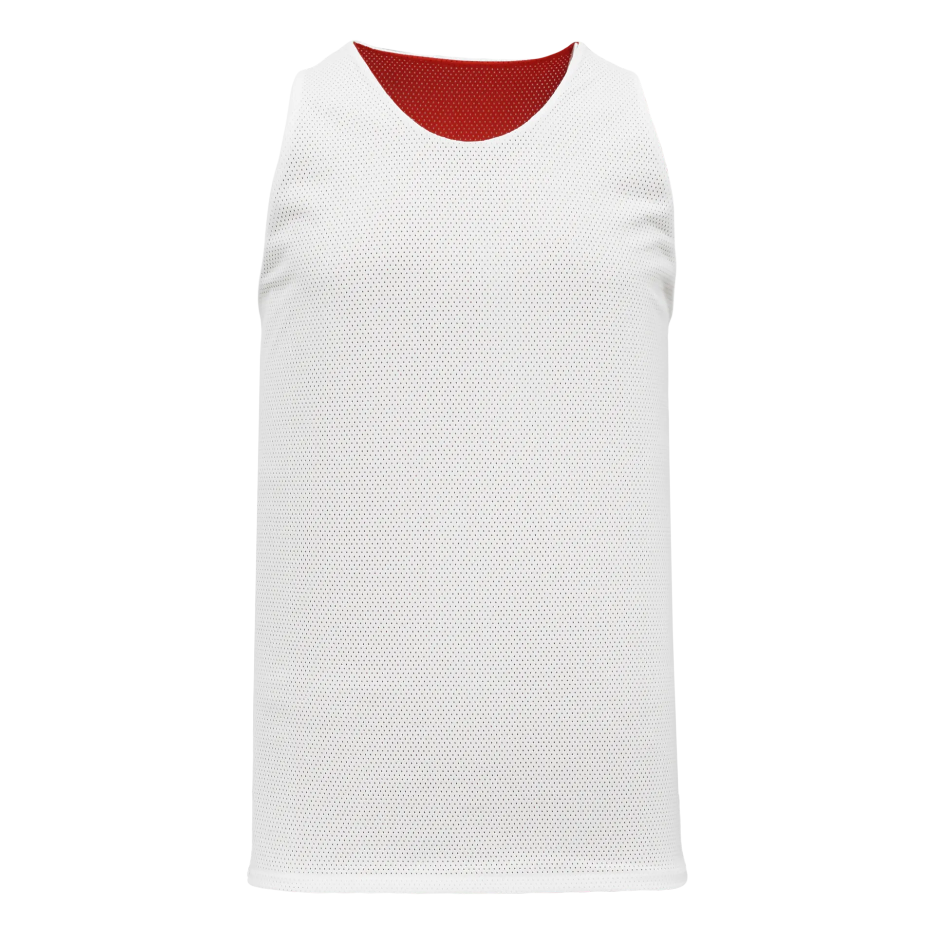 Athletic Knit (AK) BR1302Y-208 Youth Red/White Reversible League Basketball Jersey