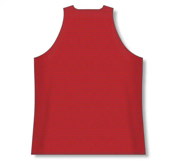 Athletic Knit (AK) BR1302Y-208 Youth Red/White Reversible League Basketball Jersey