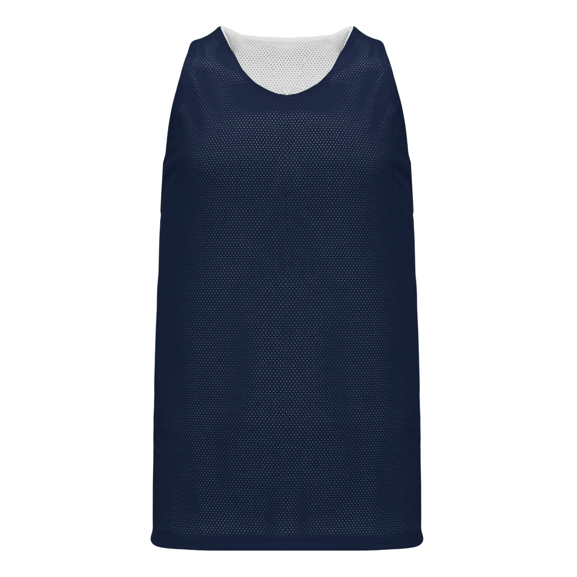 Athletic Knit (AK) BR1302Y-216 Youth Navy/White Reversible League Basketball Jersey