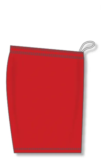 Athletic Knit (AK) BS1300L-005 Ladies Red Basketball Shorts