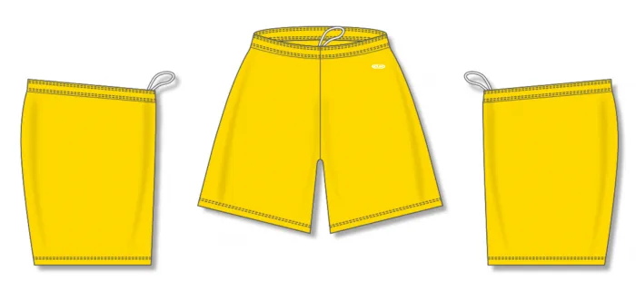 Athletic Knit (AK) BS1300L-055 Ladies Maize Basketball Shorts