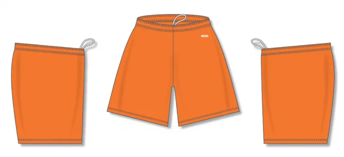 Athletic Knit (AK) BS1300L-064 Ladies Orange Basketball Shorts