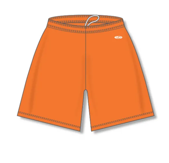 Athletic Knit (AK) BS1300L-064 Ladies Orange Basketball Shorts