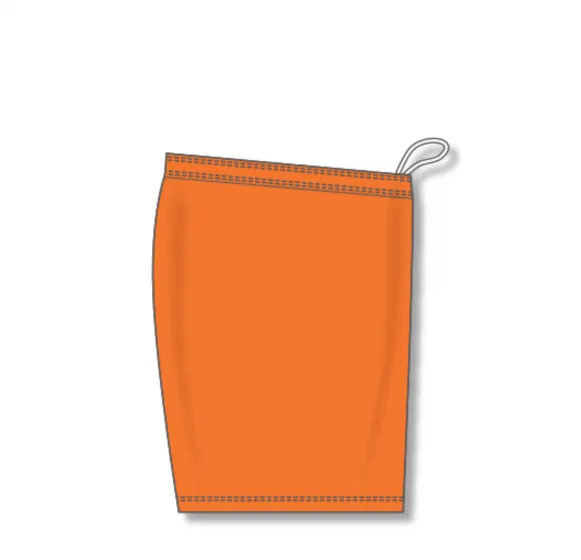 Athletic Knit (AK) BS1300L-064 Ladies Orange Basketball Shorts