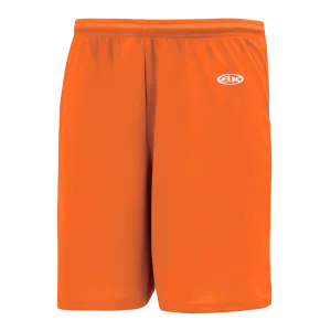 Athletic Knit (AK) BS1300L-064 Ladies Orange Basketball Shorts