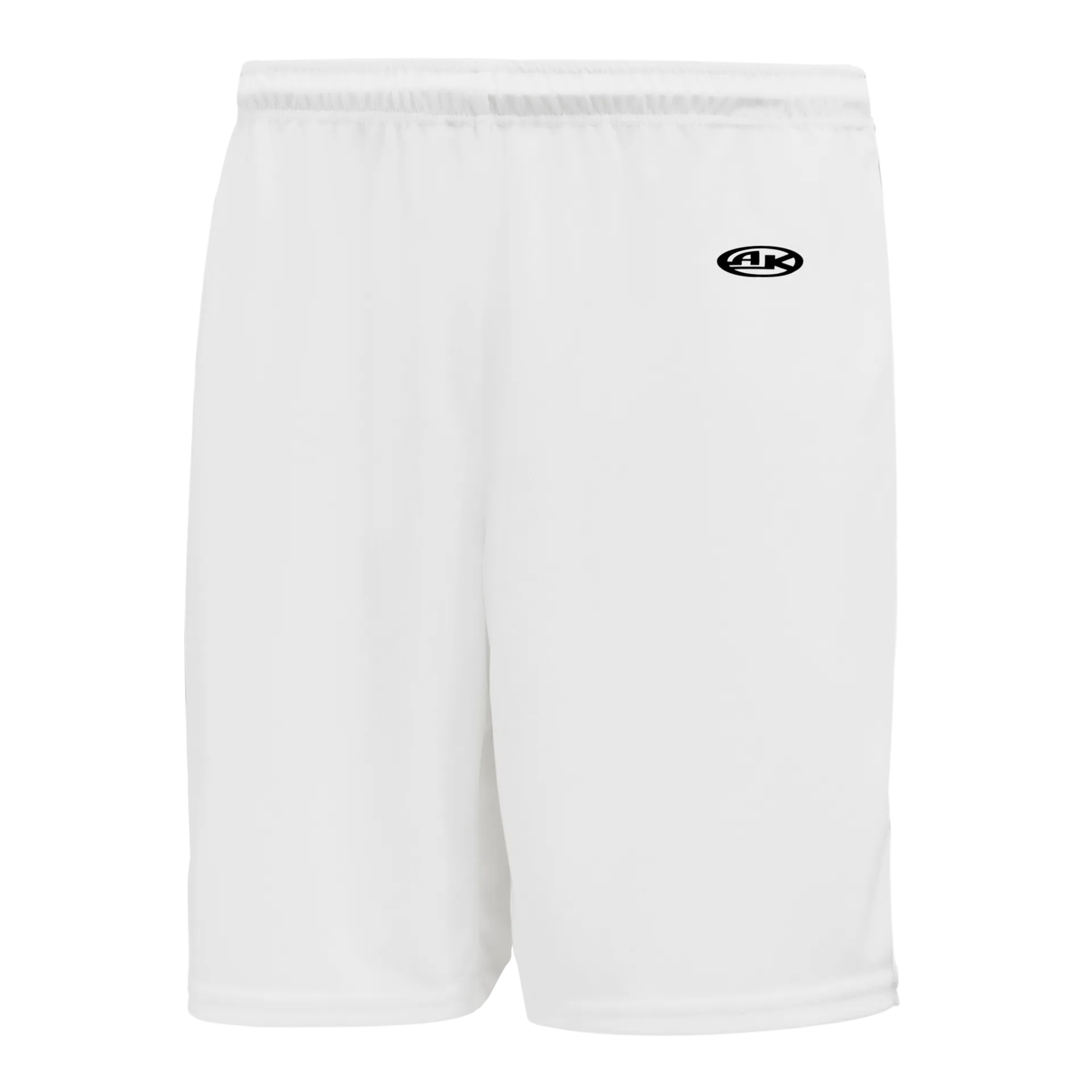 Athletic Knit (AK) BS1300M-000 Mens White Basketball Shorts