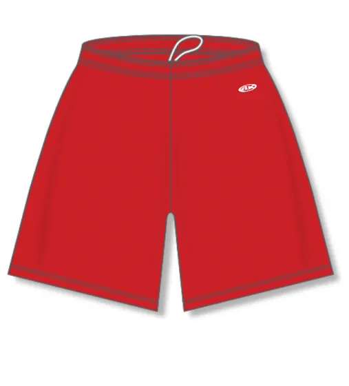 Athletic Knit (AK) BS1300M-005 Mens Red Basketball Shorts