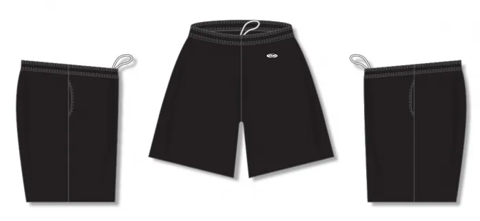 Athletic Knit (AK) BS1700M-001 Mens Black Basketball Shorts