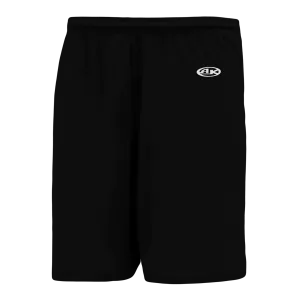 Athletic Knit (AK) BS1700M-001 Mens Black Basketball Shorts