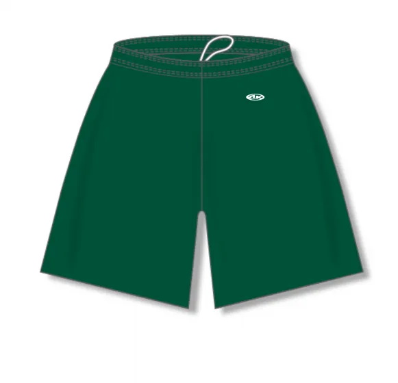 Athletic Knit (AK) BS1700M-029 Mens Dark Green Basketball Shorts