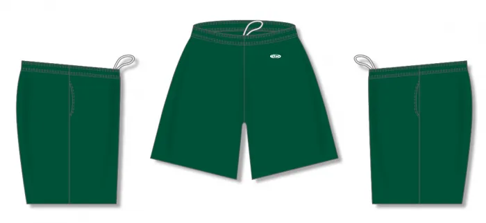 Athletic Knit (AK) BS1700M-029 Mens Dark Green Basketball Shorts