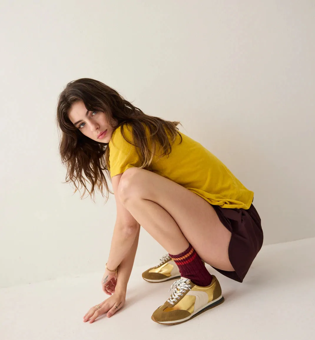 Ballet Core Sneaker | Gold Crush