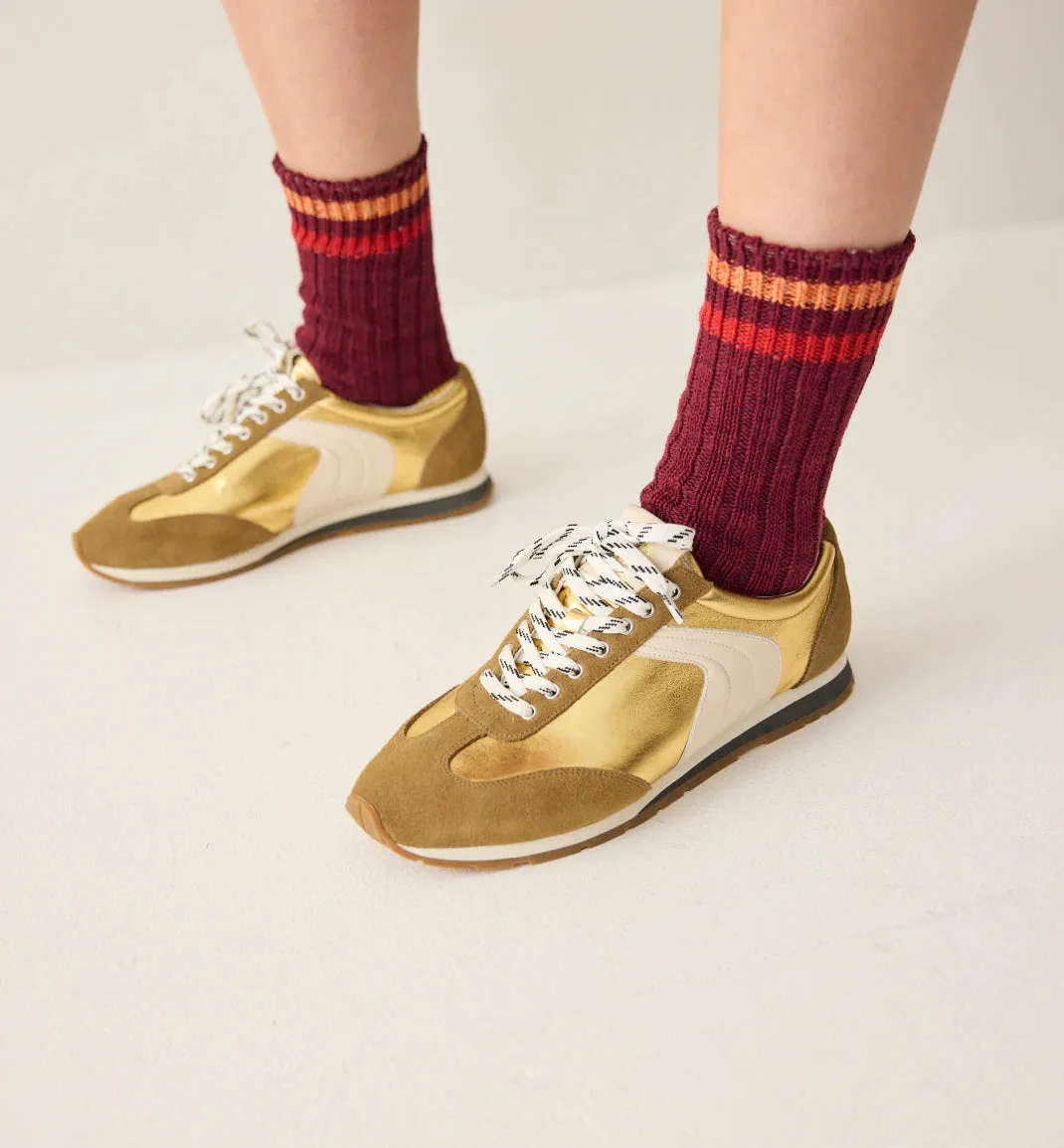 Ballet Core Sneaker | Gold Crush