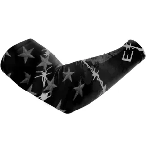 Barbed Wire USA Flag Arm Sleeve