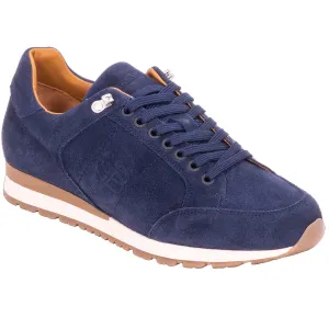 BARKER Seb Sneakers - Mens - Navy Suede