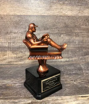 Baseball Trophy Fantasy Baseball League Winner Trophy Armchair Trophy Winner Personalized Championship Award Winner