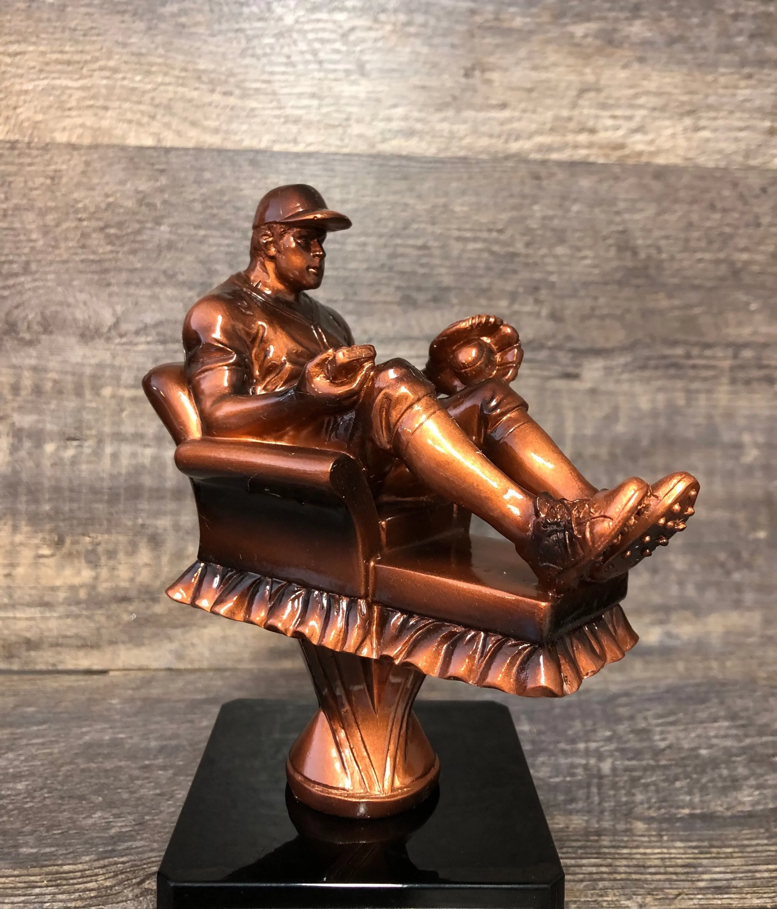 Baseball Trophy Fantasy Baseball League Winner Trophy Armchair Trophy Winner Personalized Championship Award Winner