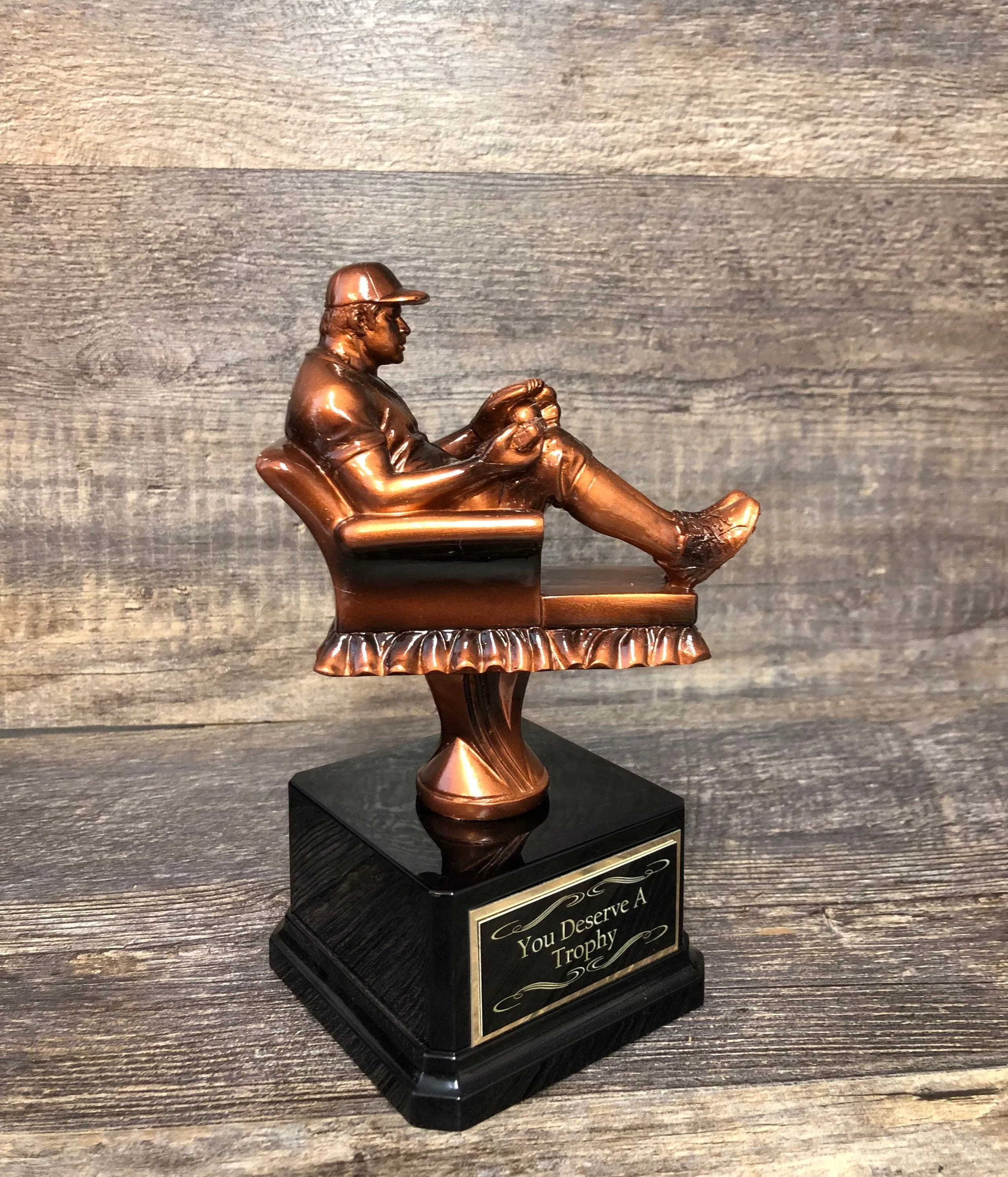 Baseball Trophy Fantasy Baseball League Winner Trophy Armchair Trophy Winner Personalized Championship Award Winner