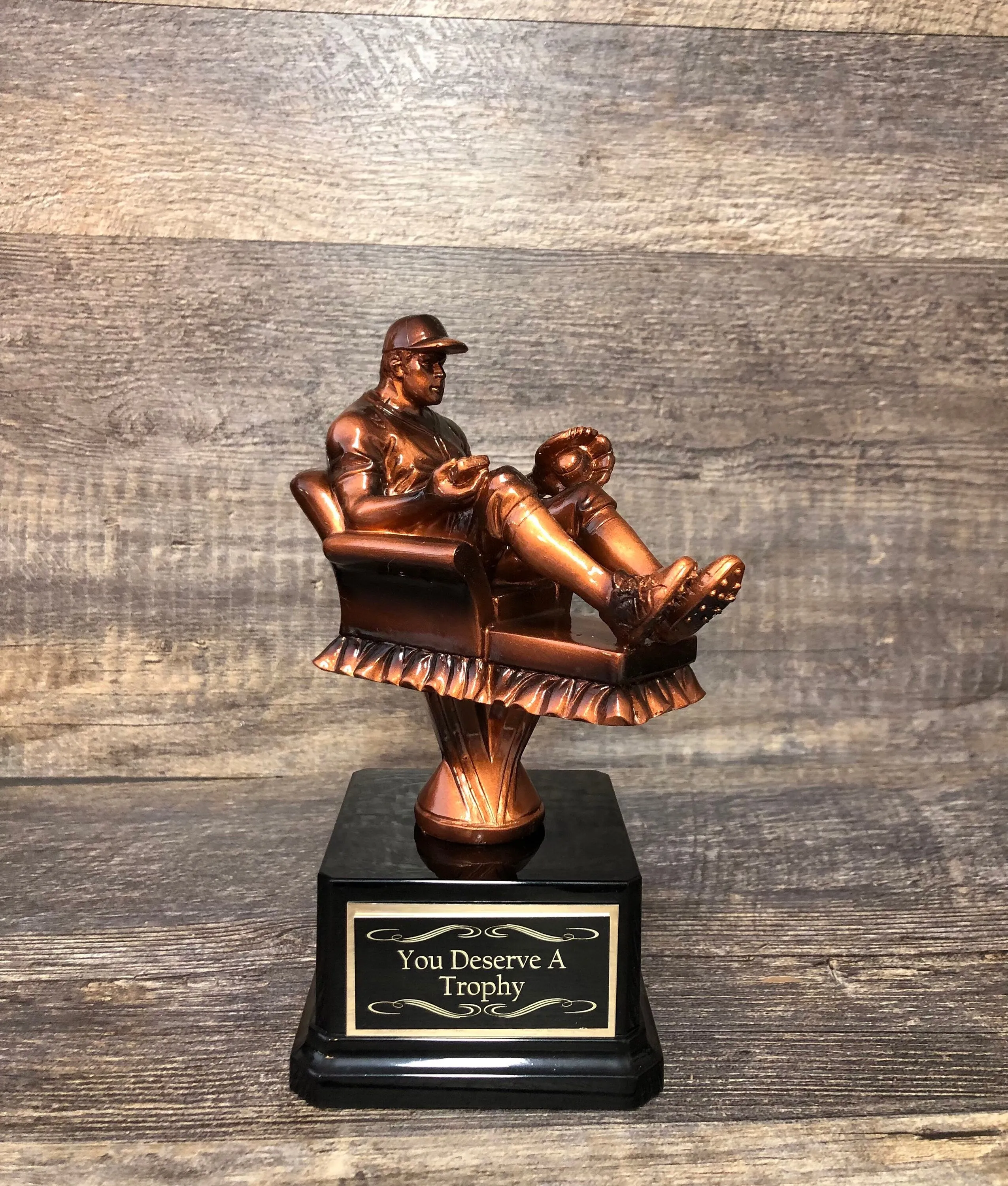 Baseball Trophy Fantasy Baseball League Winner Trophy Armchair Trophy Winner Personalized Championship Award Winner