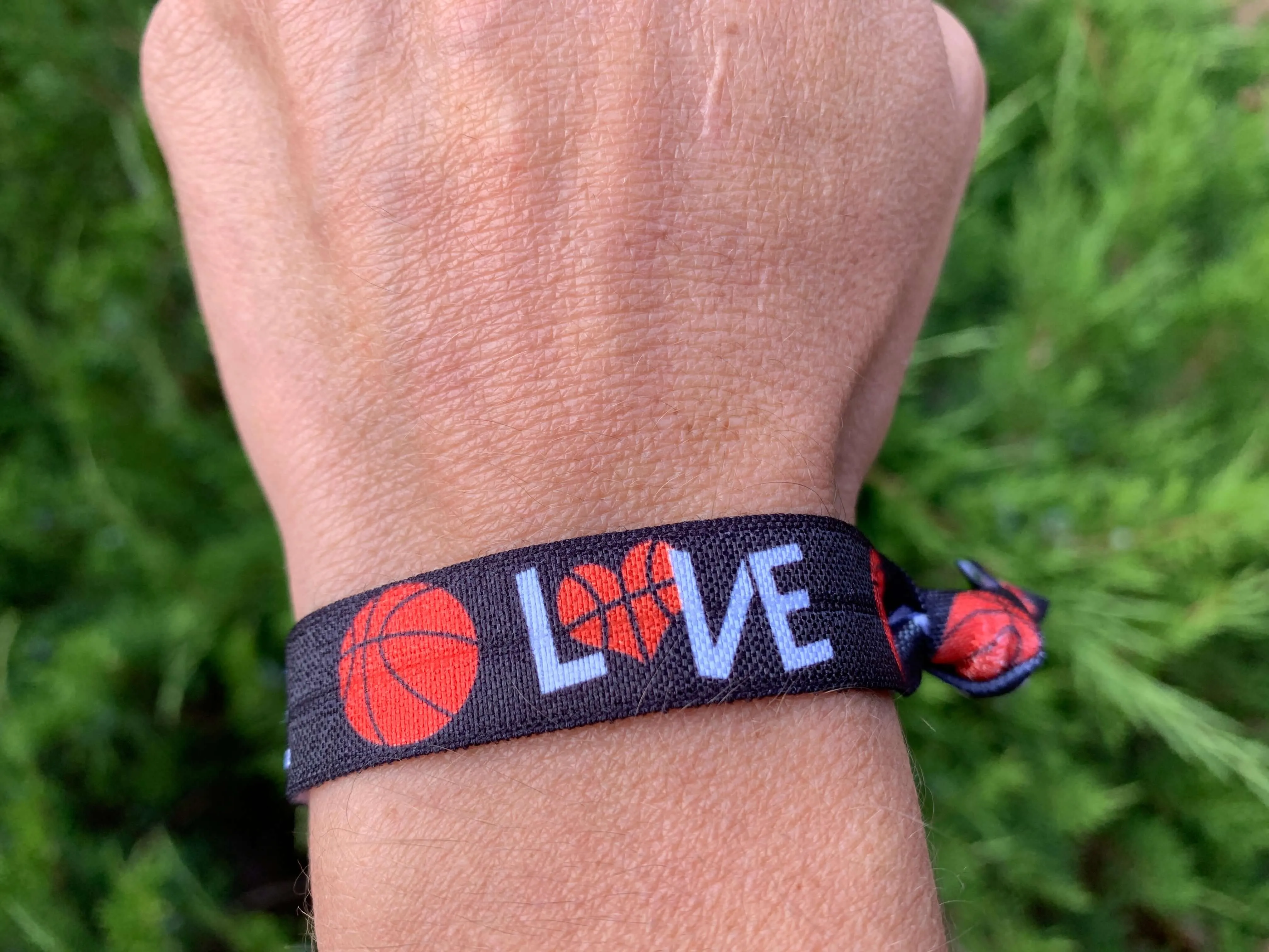 Basketball Hair Ties 2pc Set