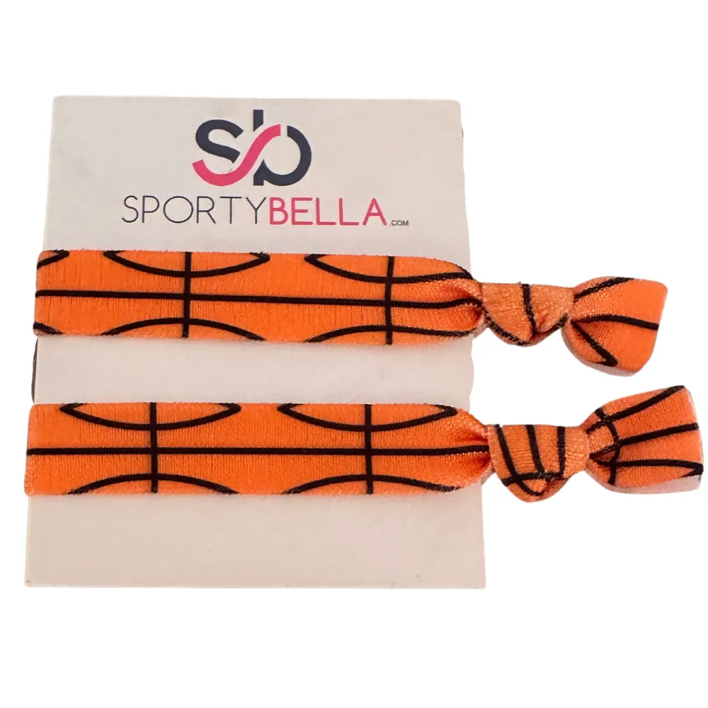 Basketball Hair Ties -Pick Color