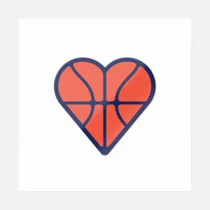 Basketball Heart Shape