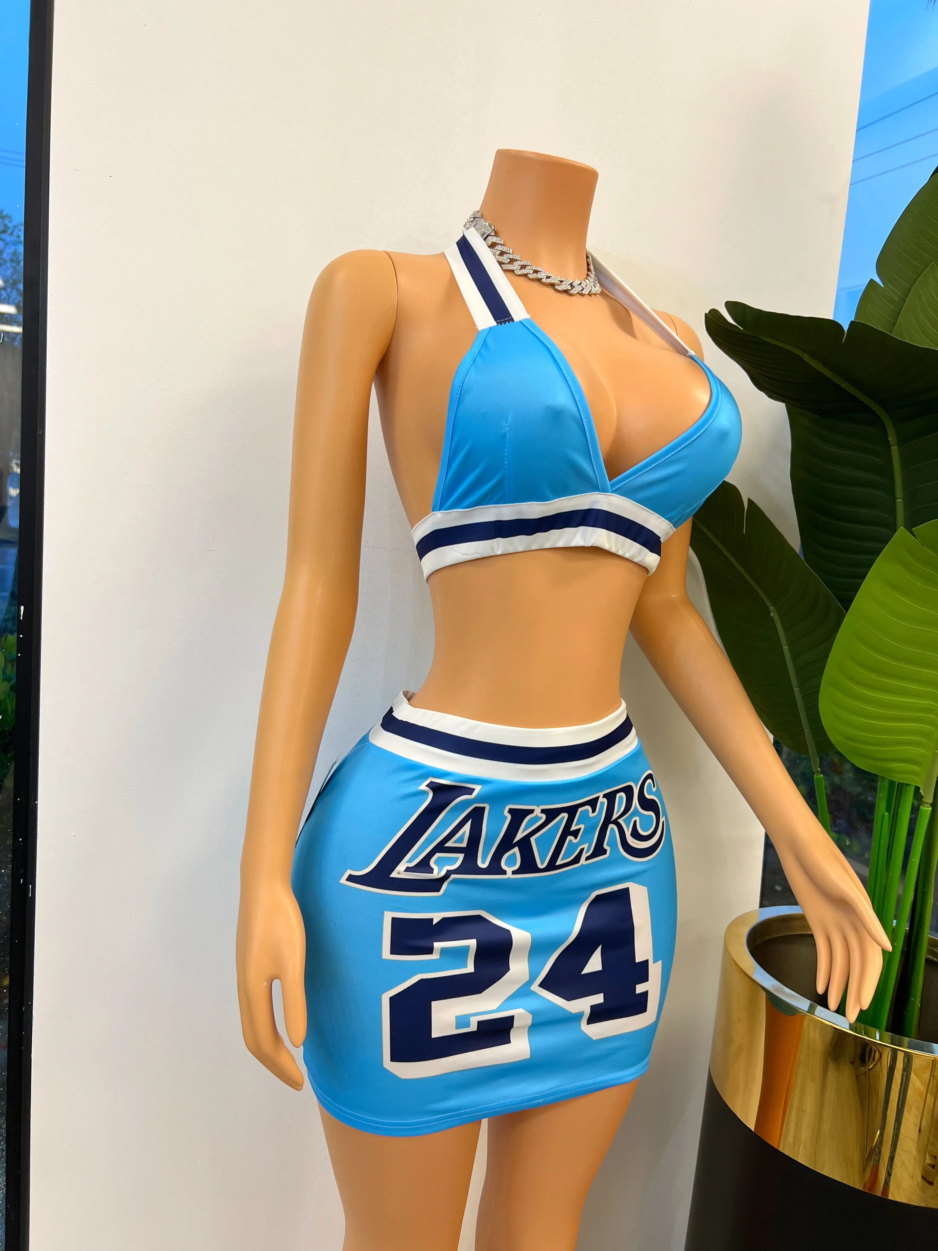 Basketball Jersey Skirt Set #1