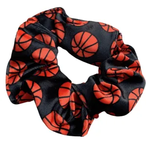 Basketball Premium Velvet Scrunchie