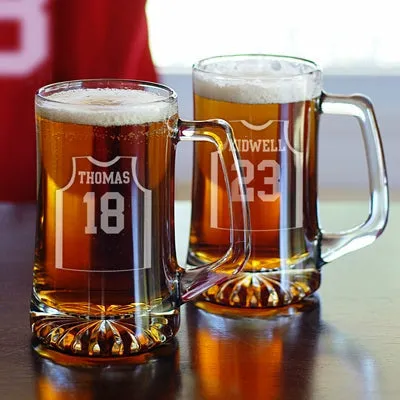 Basketball Sport's Jersey Mugs (Set of 2)