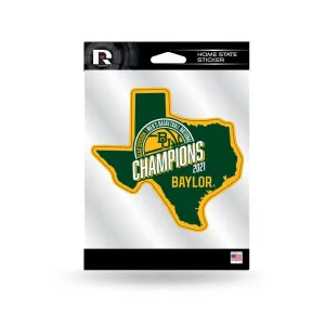 Baylor Bears 2020-2021 NCAA Basketball National Champions Home State Sticker