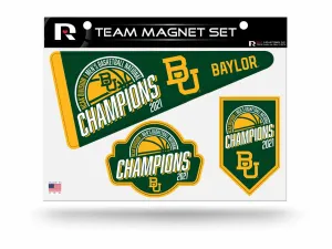 Baylor Bears 2020-2021 NCAA Basketball National Champions Magnet Set (3 Pack)